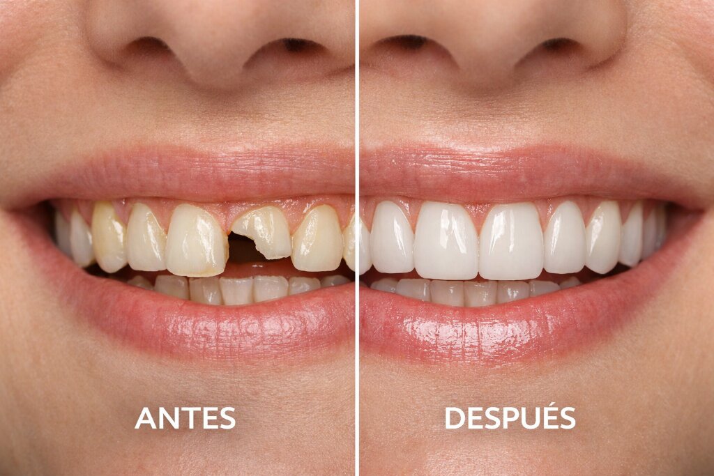 Rehabilitación oral completa con implantes dentales y coronas de zirconia - Resultado CDMX